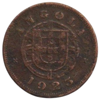 КОЛОНИЯ АНГОЛА 5 СЕНТАВО 1923. РЕДКАЯ