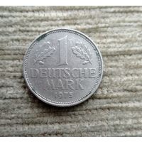 Werty71 Германия ФРГ 1 марка 1975 D