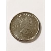 Канада 10 центов "Международный день волонтеров" 2001