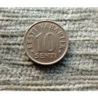 Werty71 Эстония 10 сенти 1998 сентов центов