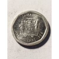 Ямайка 5 долларов 1996