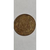 Кения 10 цент 1986