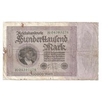 Германия 100000 марок 1923 г. Веймарская республика