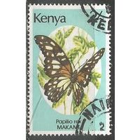 Кения. Бабочка Парусник. 1988г. Mi#421.