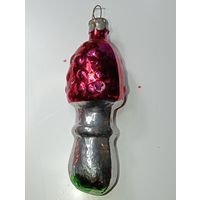 Ёлочная игрушка - Гриб , СССР .