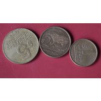Уругвай 3 монеты