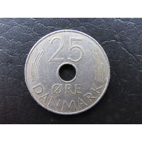 Дания. 25 эре.1978. С 20 копеек. Распродажа коллекции. Смотрите другие лоты.
