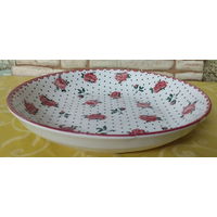 Блюдце из серии посуды "Английский ситец"