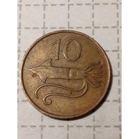 10 эйре Исландия 1981 год