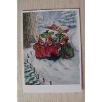 Сьюзан Вилер, Susan Wheeler; Зайчики; чистая (зима).