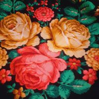 Платок Павлопасадский редкая роспись СССР