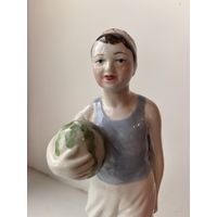 Мальчик с арбузами. Городница. 1950-е г.