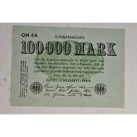 1923 год Германия 100 000 марок