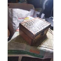 Старая шкатулка винтаж