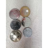 Сирия 6 монет чек. блеск с рубля