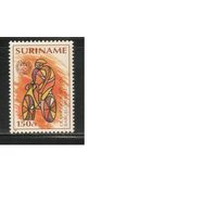 Суринам-1992 (Мих.1411) , **,   Спорт, Велоспорт ,Велосипеды,