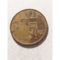 Нидерланды 5 центов 1987