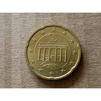 Германия 20 евроцентов, 2016"F". (-U)