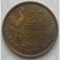 Франция 20 франков 1952 г. Без отметки монетного двора