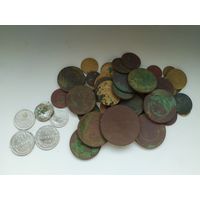 Монеты Российской Империи и ранние "советы" 51 шт.