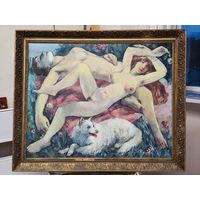 Картина маслом ню