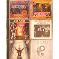 CD Scorpions, AC/DC, Electric Light Orchestra, Accept. Цена за один диск