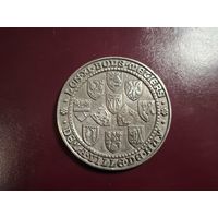 РАСПРОДАЖА МЕДАЛЕЙ! RRR Медаль настольная город Юи (Бельгия) Вес 144,87г с 1 копейки без минималки!