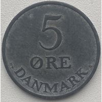 Дания 5 эре 1954 г.