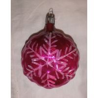 Елочная игрушка "Снежинка", СССР, лот 1