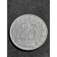 Чехословакия 25 геллеров 1953
