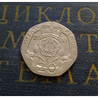 20 пенсов 2000 Великобритания #01
