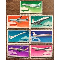 КНДР 1978. Самолёты гражданской авиации. Полная серия
