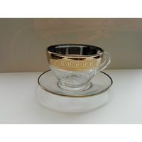 Чайный набор 6 чашек 6 блюдец .новый