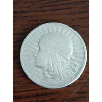 Монета 2 злотых 1932 года.