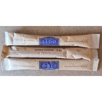 Сахар, сахарные пакетики, ЛАТВИЯ, "ЛИДО", 5 гр.