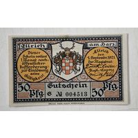 1921 год 50 пфеннигов  Германия