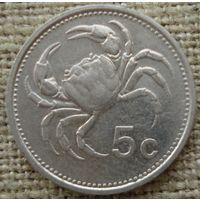 5 центов 1986 Мальта