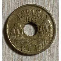 Монета. Испания. 25 песет 1997 год. Мелилья.
