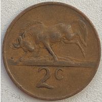ЮАР 2 цента 1970 г.