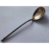 Ложка чайная с позолотой 1904 г. Ag 84