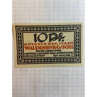 10 пфеннингов (нотгельды) г. Германия.