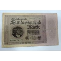 100000 марок 1923 г. Германия