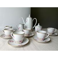 Фарфоровый сервиз Ilmenau ильменау ГДР клеймо Германия фарфор