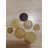 Монеты СССР ранние 7 шт