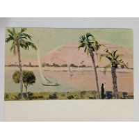 1959. Ромадин. Набережная в Луксоре