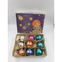 Набор елочных игрушек СССР. Новые, в родной коробке. 2