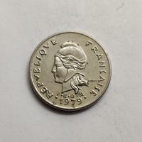 Французская Полинезия 10 франков 1979 г.