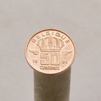 Бельгия 50 сантимов 1985 (Французская легенда  BELGIQUE)