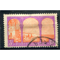 Французские колонии - Алжир - 1926г. - ландшафты, архитектура, 3 fr - 1 марка - гашёная [Mi 56]. #4-W1-117-A-1