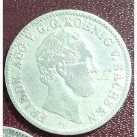Саксония 1/6 талера 1851